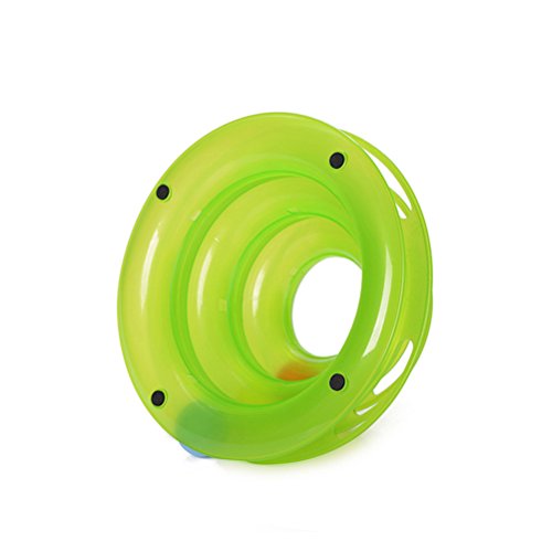 OULII Juguete gato tres capas para mascotas juguetes inteligencia juego Crazy Ball bandeja gato regalos de juguetes (verde)