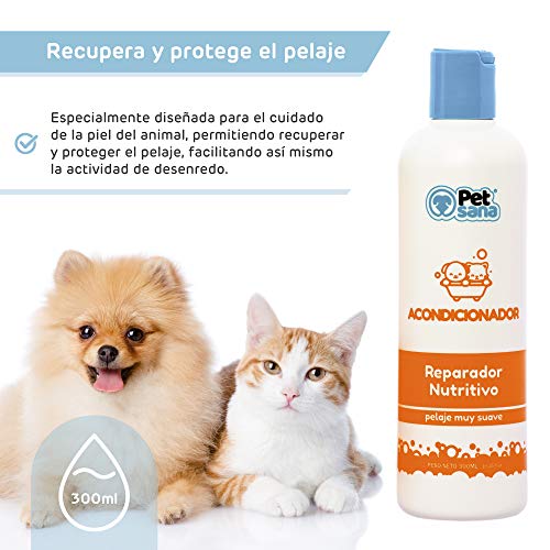 Pack Champu Perro Pelo Negro + Acondicionador suavizante intensificador de Color para Pelo Oscuro para Razas como Labrador Retriever, Boston Terrier, Pastor Belga, Schnauzer, Spincher