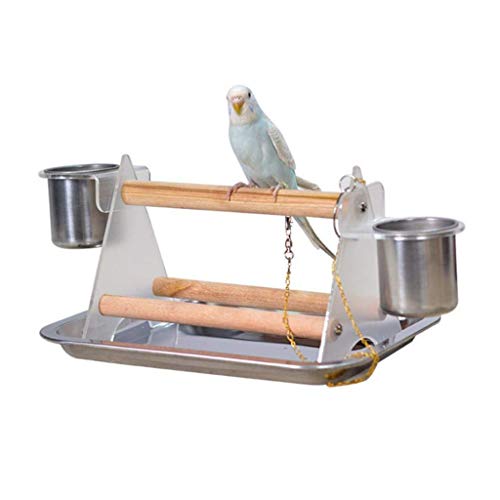 Parrot - Soporte triangular para escalera, diseño de pájaro