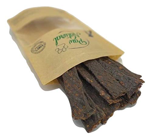 Paw Natural Golosinas para perros | 150 g rayas canguro | 100% sin gluten ni cereales | de carne fresca de animales sanos