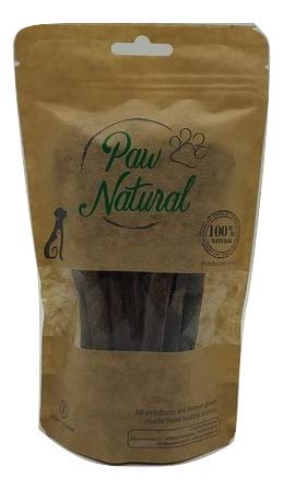 Paw Natural Golosinas para perros, 150 g, tiras de caballo, 100% sin gluten ni cereales, de carne fresca y saludable