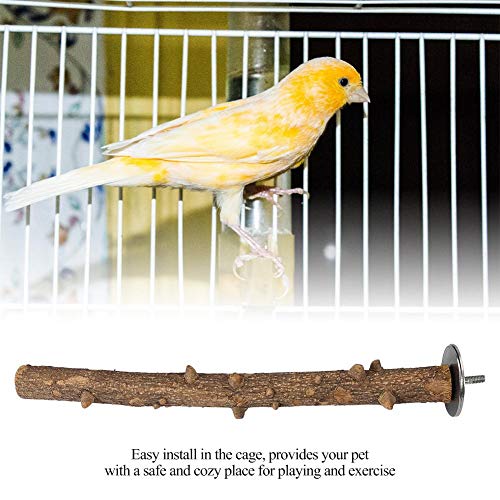 Perca De Pájaro Soporte De Jaula Pata De Madera Juguete De Pulido Mascota Loro Chew Colgante Jaula De Juguete(3 * 35cm)