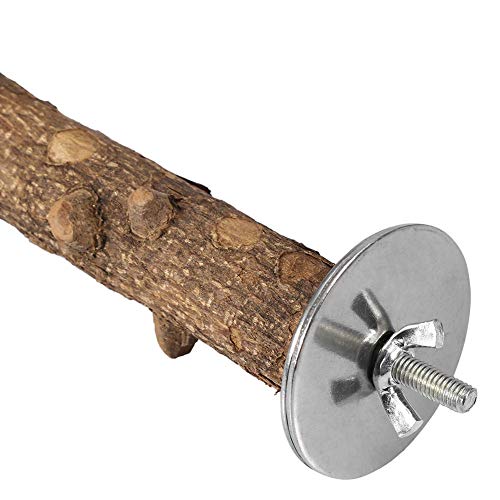 Perca De Pájaro Soporte De Jaula Pata De Madera Juguete De Pulido Mascota Loro Chew Colgante Jaula De Juguete(3 * 35cm)