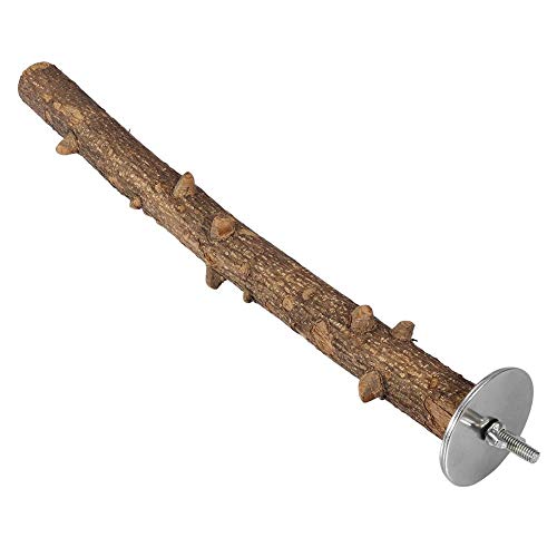 Perca De Pájaro Soporte De Jaula Pata De Madera Juguete De Pulido Mascota Loro Chew Colgante Jaula De Juguete(3 * 35cm)