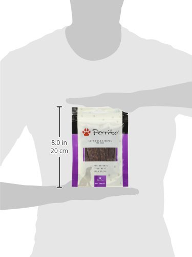 Perrito Perros Fuga erli Soft Duck Stripes, pato tierna Carne en tiras de fina, 100 g