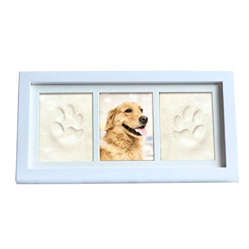 Perro O Gato Paw Prints Marco De Pared Para Mascotas Marco De Imagen Para Recuerdo De Mascota Y Kit De Huella De Pata Kit De Marco De Recuerdo Para Impresión De Pata Con Marco De Fotos De Madera Y Arc