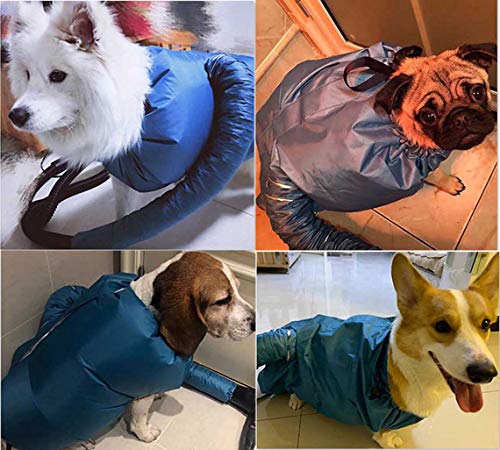 Pet Dog Dryer,Pet Drying Bag,Dog Grooming Dryer,Puff and Fluff Dog Dryer,Protable Fast Easy Blower Professional Tool Hair Pet Low Noise Puff and Fluff Bath Grooming (midiem)