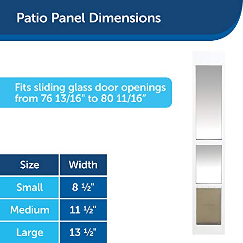 PetSafe Puerta corrediza de Cristal para Mascotas, Grande