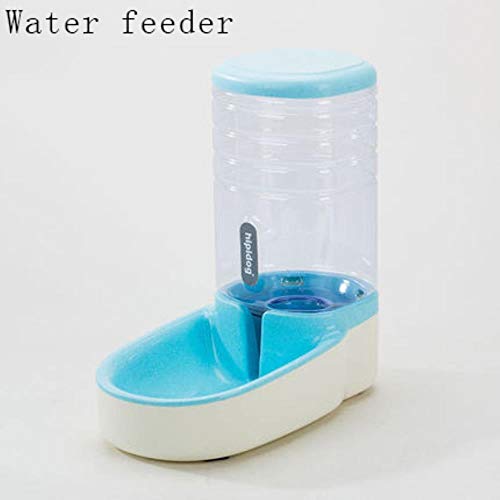 Petshy 3.8L Máquinas expendedoras de gatos para mascotas Botella de plástico para perros Dispensador de agua para gatos de alimentos de gran capacidad Tazones Perros, Bandeja de agua, 3.8L