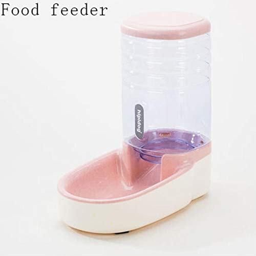 Petshy 3.8L Máquinas expendedoras de gatos para mascotas Botella de plástico para perros Dispensador de agua para gatos de alimentos de gran capacidad Tazones Perros, Bandeja de agua, 3.8L