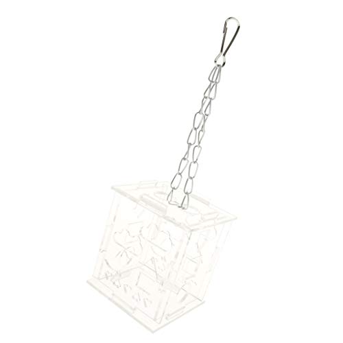 PETSOLA Parrot Bird Cage Feeder Juguetes De Alimentación De Acrílico Pet Treat Hunt