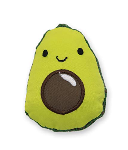 Petstages Lil' Avocato - Juguete con Malla Dental para Gatos - con Hierba gatera - Verde - Tamaño único