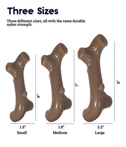 Petstages Liver Branch - Juguete de Nailon con Forma de Rama para Perros - para morder - Grande