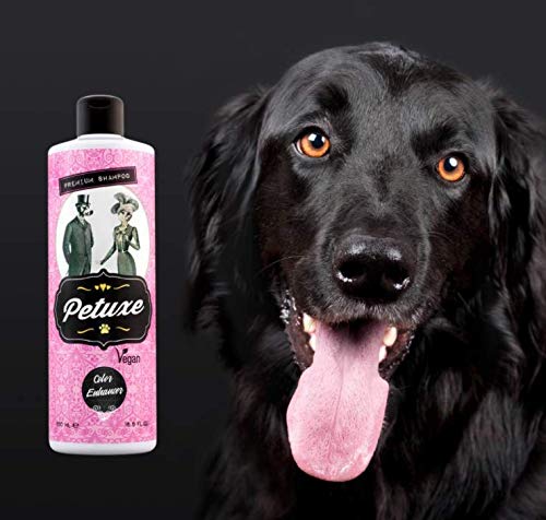 Petuxe Champú Perros y Mascotas Vegano, Pelo Negro, 5000 ml