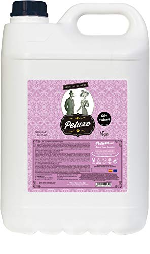 Petuxe Champú Perros y Mascotas Vegano, Pelo Negro, 5000 ml