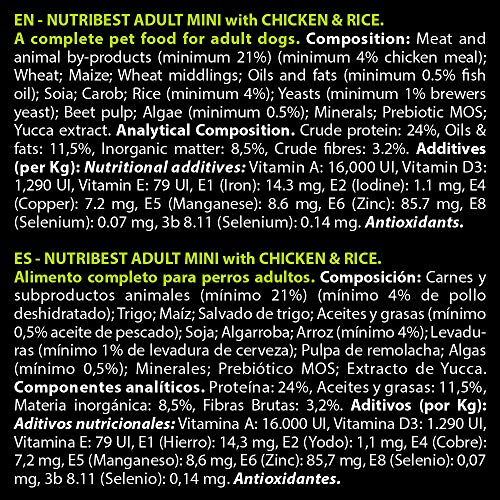 Picart 1571260031 - nutribest Adult Mini - Saco de 10 kg