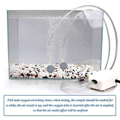 Piedra de Aire Redonda 5cm 10PCS Difusor de Burbujas Piedras Porosas para Acuario Bomba de Tanque de Peces Piedra Aire Difusor Minerales Burbujas Piedras Aire Piedras Difusor Aire Poroso Bomba Acuario