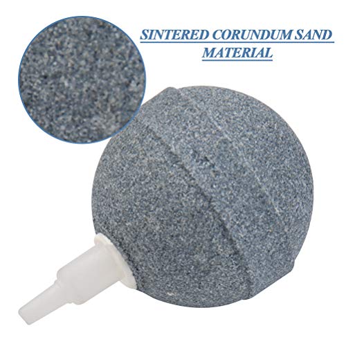 Piedra de Aire Redonda 5cm 10PCS Difusor de Burbujas Piedras Porosas para Acuario Bomba de Tanque de Peces Piedra Aire Difusor Minerales Burbujas Piedras Aire Piedras Difusor Aire Poroso Bomba Acuario