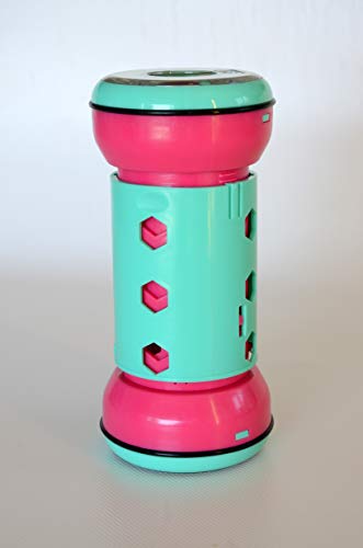 PIPOLINO® S+ Rosa & Turquesa - Dispensador móvil y Ajustable de Alimentos Secos