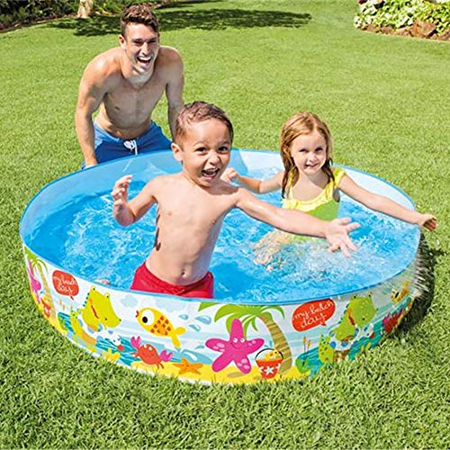 Play House Piscina para Perros Plegable - Bañera para Perros/Gatos Plegable - SPA Plegable para Mascotas - Gran 152 × 25 cm - Negro