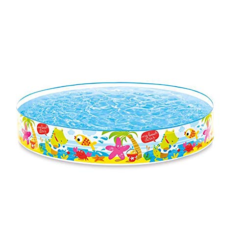 Play House Piscina para Perros Plegable - Bañera para Perros/Gatos Plegable - SPA Plegable para Mascotas - Gran 152 × 25 cm - Negro