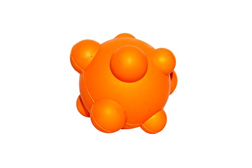 PlayfulSpirit Pelota de Goma Resistente y con Rebote: Juguete de Masticar para Cachorros en Dentición, Juguete Impresionante para Perros más Pequeños y Medianos para Jugar, Lanzar y Atrapar
