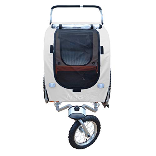 Polironeshop Argo - Remolque y carrito para bicicleta para el transporte de perros, camuflaje, Small