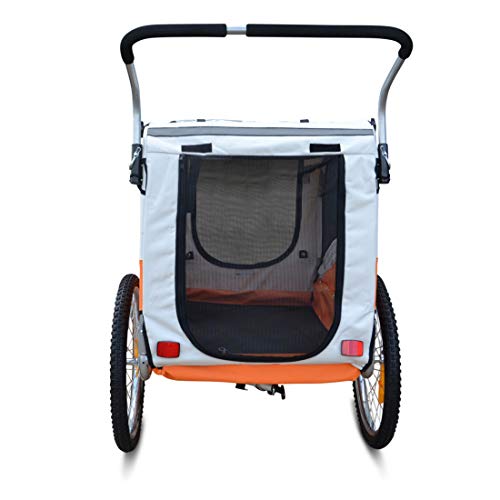Polironeshop Argo - Remolque y carrito para bicicleta para el transporte de perros, camuflaje, Small