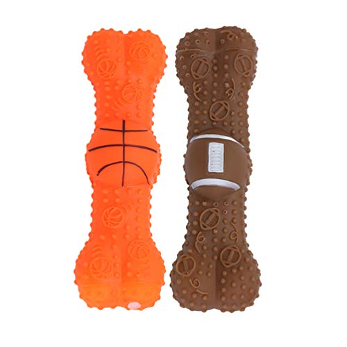 POPETPOP 2 Piezas de Juguetes de Molar para Perros Juguete de Dentición para Perros (Colar Al Azar sin Cuerda)