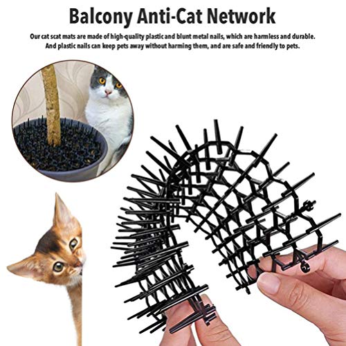 POPETPOP 3 Piezas de Esteras Anti-Gatos de Plástico Anti-Cuchillas Esteras Repelentes de Gatos Esteras Anti-Cuchillas para Exteriores Esteras Anti-Gatos Esteras Anti-Cuchillas para Balcón