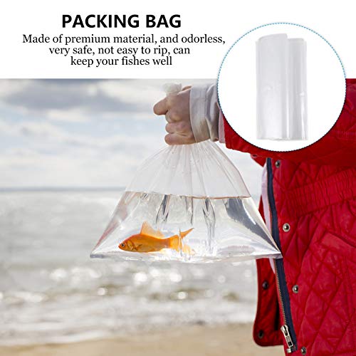 POPETPOP 50 Piezas Bolsas de Envío a Prueba de Fugas Bolsa Viva de Peces de Agua Dulce para Envío de Peces de Agua Salada Transporte Almacenamiento