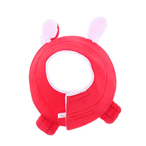 POPETPOP Collar de Cono de Perro Forma de Conejo Collar de recuperación de Cachorro Mascota ecollar Mascota Collar de isabelino para Perro de Gato Gato - XS
