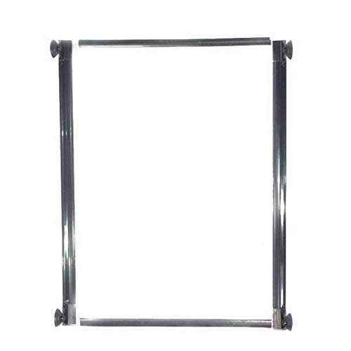 POPETPOP Divisor de Goma de la Ventosa del Separador del Tanque de Peces del Acuario para el Tanque del Acuario (Negro)