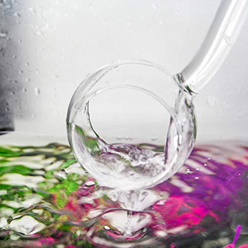 POPETPOP Entrada de Entrada de Tubo de Lirio de Vidrio con Succión Tubería de Filtro Marino para Acuario Plantado Acuario Suministros Accesorios