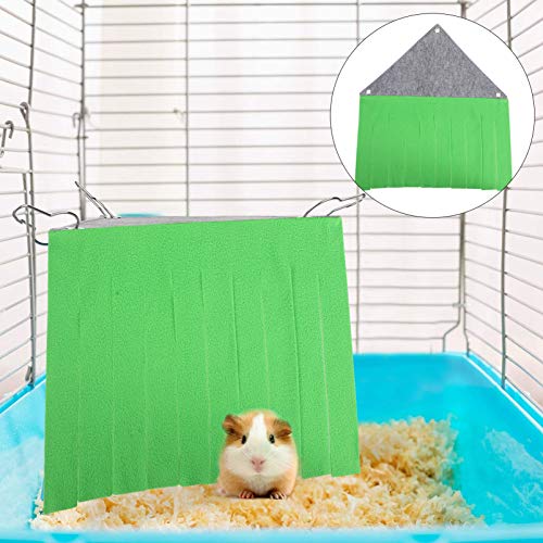POPETPOP Escondite de Hámster de Esquina Escondite de Animales Pequeños Cama Borla de Esquina Tienda de Campaña Hamaca Casa para Conejillos de Indias Hurones Chinchillas Conejo de Ratas