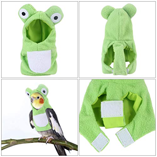 POPETPOP Pájaro Ropa de Abrigo para El Invierno Halloween Navidad Disfraz de Pájaro Divertido Abrigo de Loro Ropa para Periquitos Cockatiel Cockatoo Guacamayo Conure