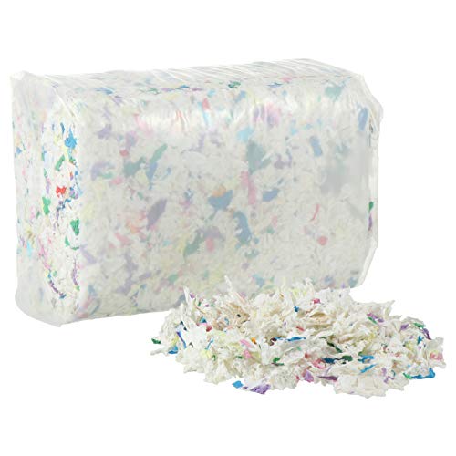 POPETPOP Ropa de Cama de Animales Pequeños con Jaula para Hámster Ropa de Cama de Papel para Mascotas Pequeñas para Conejitos Y Conejitos Chinchillas 450G