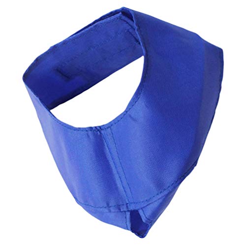POPETPOP Tapa Calmante para Perros Tapa para Ojos de Mascota Sombreado de Nylon Cubierta de Ansiedad Bozal Venda para Perros para Aseo Anti Mordedura Anti Enfermedad del Coche Azul S