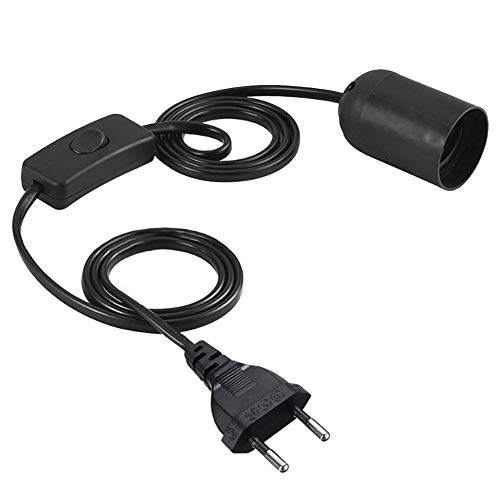 Portalámparas de calefacción E27, toma de calor de cerámica con interruptor de la lámpara de calefacción independiente interruptor de la bombilla de calefacción (220 VEU Plug)