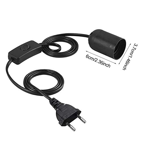 Portalámparas de calefacción E27, toma de calor de cerámica con interruptor de la lámpara de calefacción independiente interruptor de la bombilla de calefacción (220 VEU Plug)
