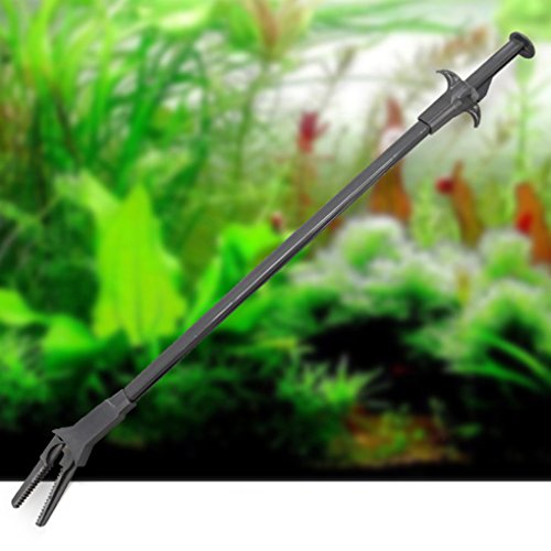 PRENKIN Acuario de plástico Plantas de Pescado Marino del Arrecife Tanque Pinzas Clip de Plantas de plástico Pinzas 50/70 cm de Longitud