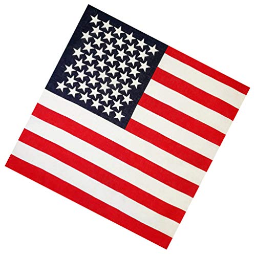 PRETYZOOM Bandera Americana Perro Perro Bandana Día de La Independencia Cachorro Collar EE UU Triángulo Babero Pañuelo Disfraz Toalla Cachorro Gato Vestir Accesorios 55Cm