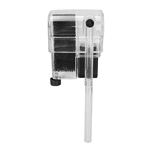 Pssopp Aquarium Waterfall Filter Fish Tank Acuario Colgante Filter Fish Tank Filter Bomba de oxígeno Sumergible(220V-240V)