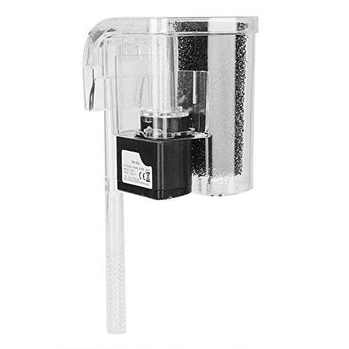 Pssopp Aquarium Waterfall Filter Fish Tank Acuario Colgante Filter Fish Tank Filter Bomba de oxígeno Sumergible(220V-240V)