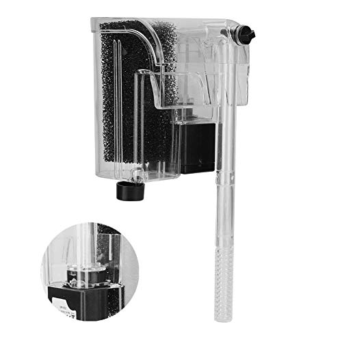 Pssopp Aquarium Waterfall Filter Fish Tank Acuario Colgante Filter Fish Tank Filter Bomba de oxígeno Sumergible(220V-240V)