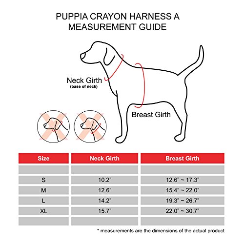 PUPPIA Arnés de Ceras, Grande, marrón