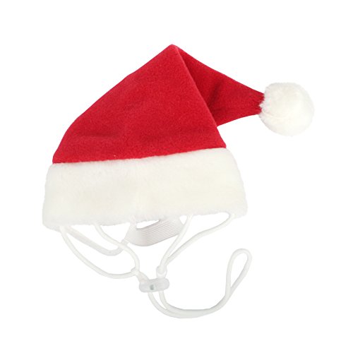 PUPPIA pddf de sh23 de rdxl Perros Gorro de Papá Noel, XL, Color Rojo