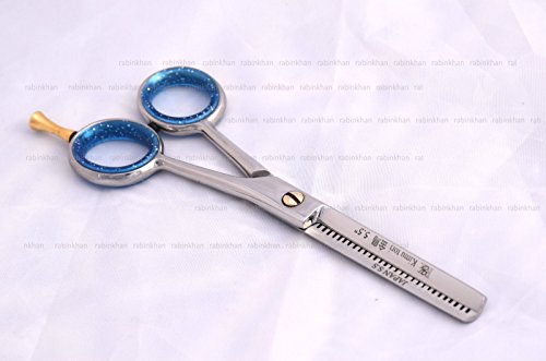 rabinkhan Juego de 3 tijeras de aseo para perros de 19 cm + diluyentes de 14 cm + 11,4 cm cara y pata