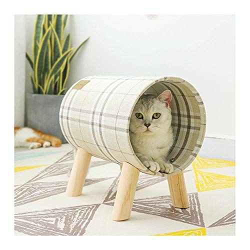 Rascador para Gatos Altura Árbol Escalador Arañar Suministros Cat Toy Plataforma arena for gatos mascotas tubular arena for gatos sólido columpio del gato de madera del árbol del gato de salto de mueb