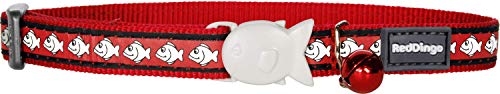 Red Dingo GmbH 9330725010048 Collar Gato, S, Rojo